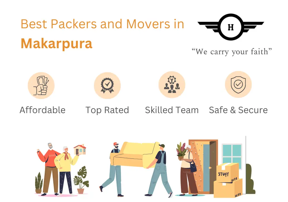 HKS Cargo Packers and Movers providing efficient relocation services in Makarpura, Vadodara.