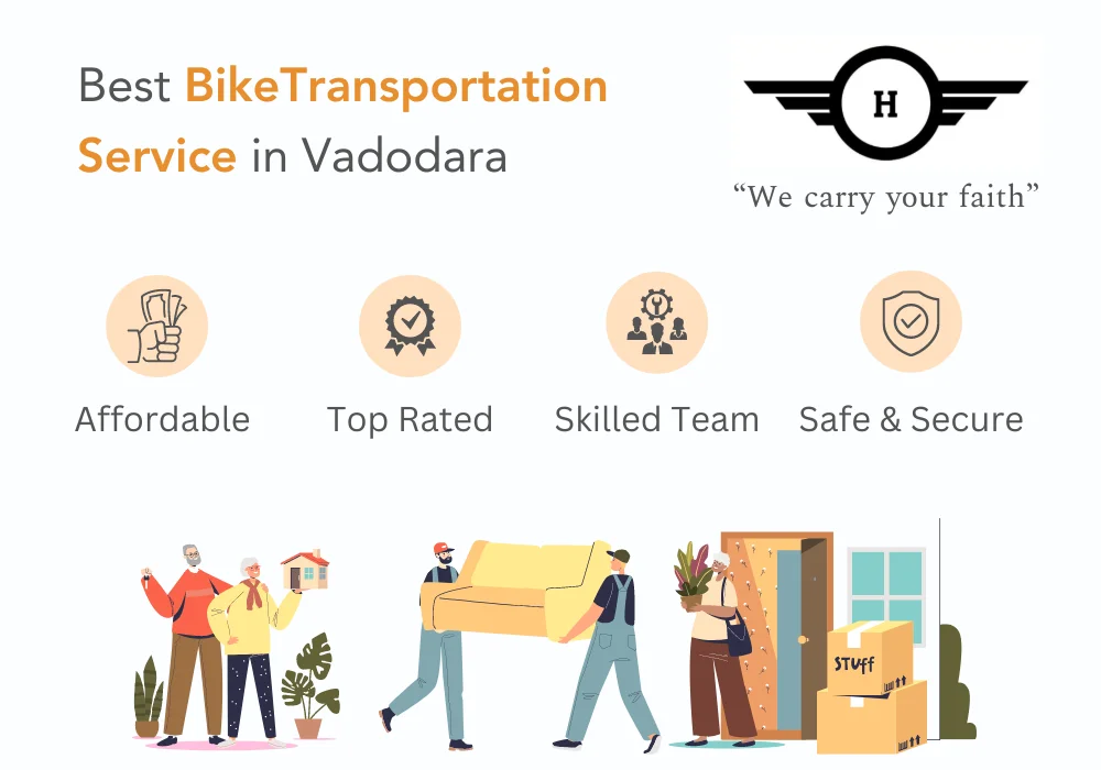 Bike transportation services in Vadodara - HKS Cargo packers